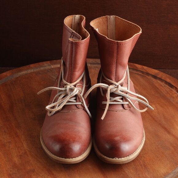 Timberland Boots Womens Size 8.5 Brown Savin Hill Leather Ankle Lace Up Comfort - Picture 2 of 13